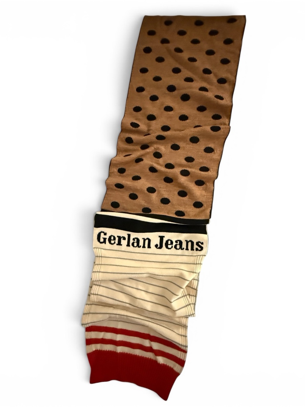 Gerlan Jeans x DEGEN Wool Cigarette Scarf NWOT